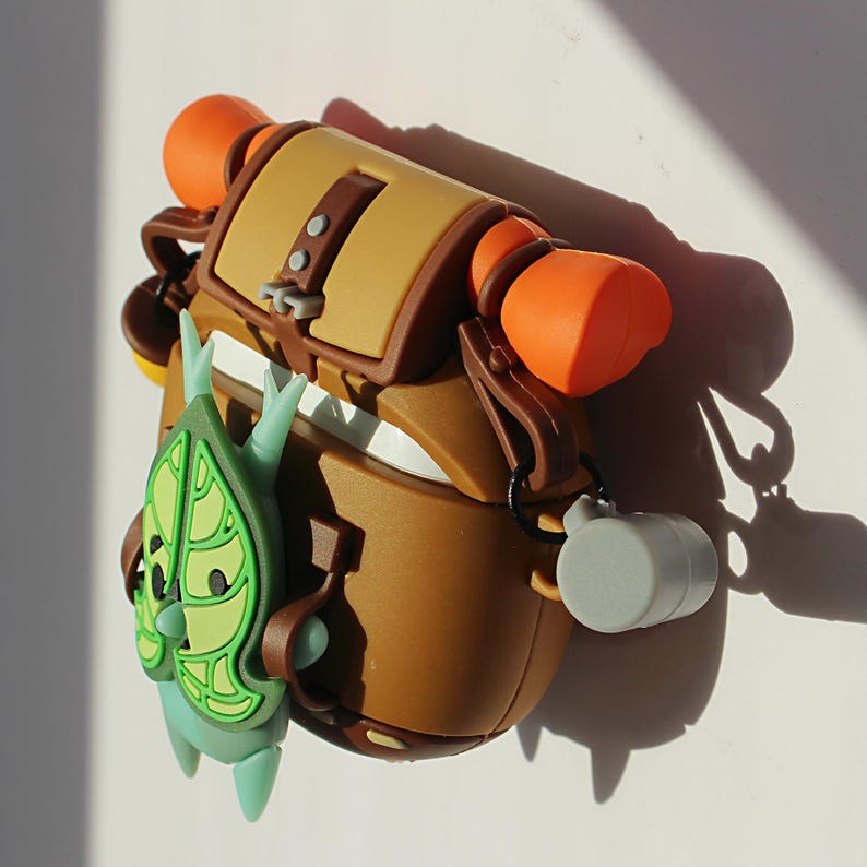 The Legend of Zelda Korok AirPods Case YAHAHA Silicone Headphone Cover Fanmade Zelda Gift AirPods Pro 3 Compatible