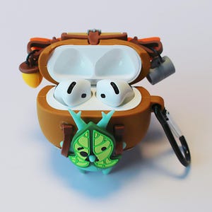 Funda de silicona para auriculares AirPods de Korok de The Legend of Zelda, diseño de YAHAHA, regalo de Zelda hecho por fans, compatible con AirPods Pro 3