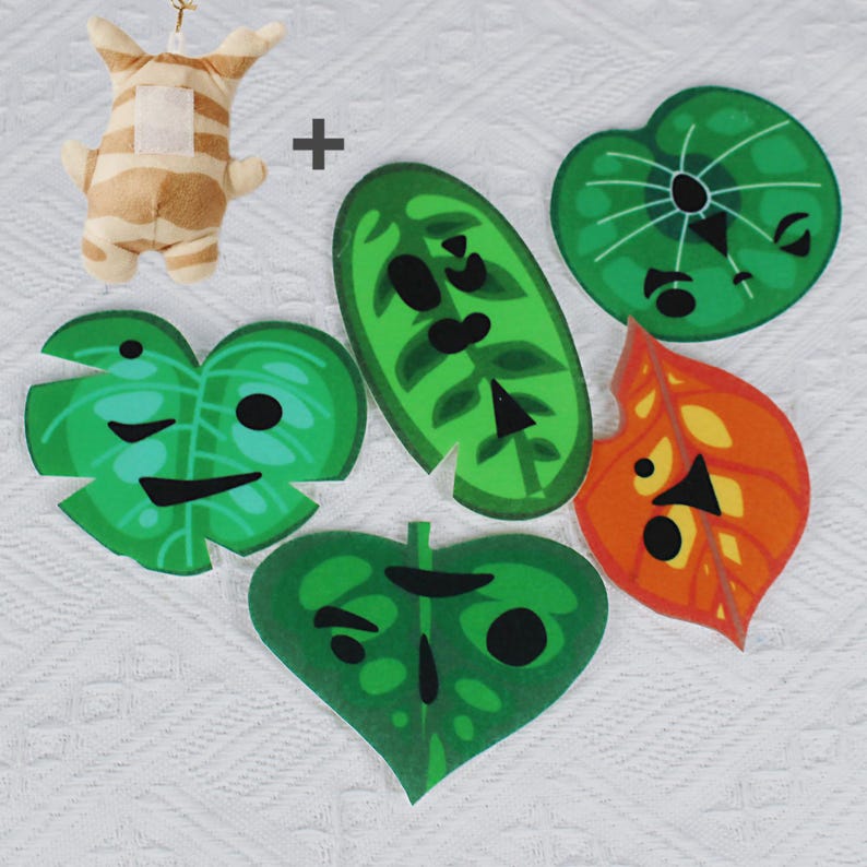 The Legend of Zelda Korok Mini Backpack YAHAHA Canvas Bag Fanmade Hyrule Forest Spirit Zelda Gift detail image 5