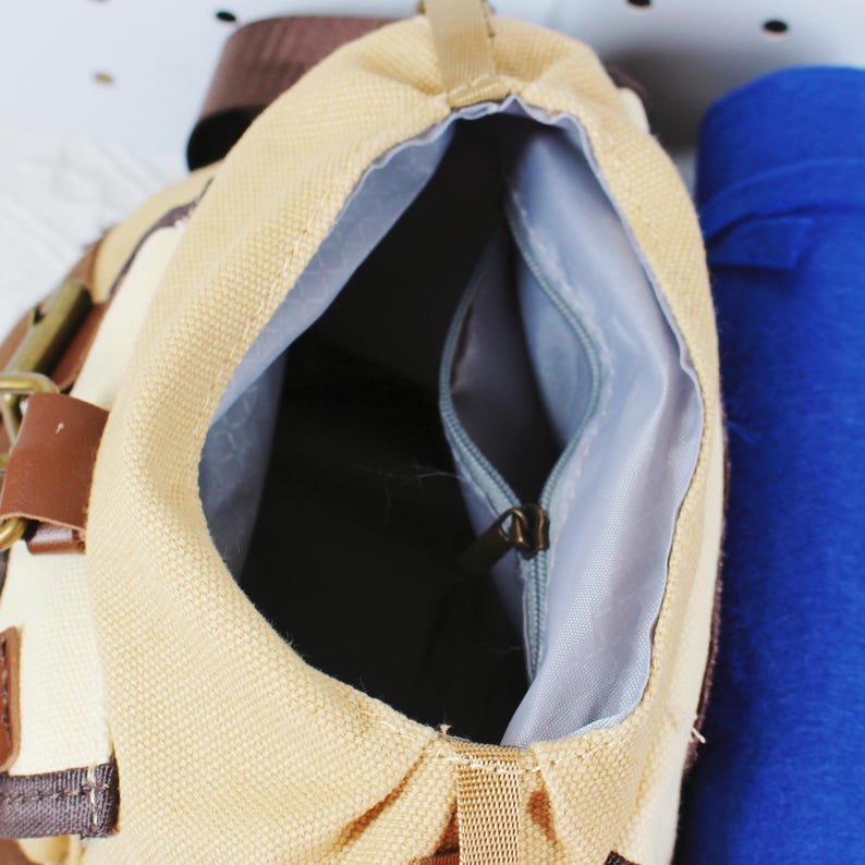 The Legend of Zelda Korok Mini Backpack YAHAHA Canvas Bag Fanmade Hyrule Forest Spirit Zelda Gift detail image 6