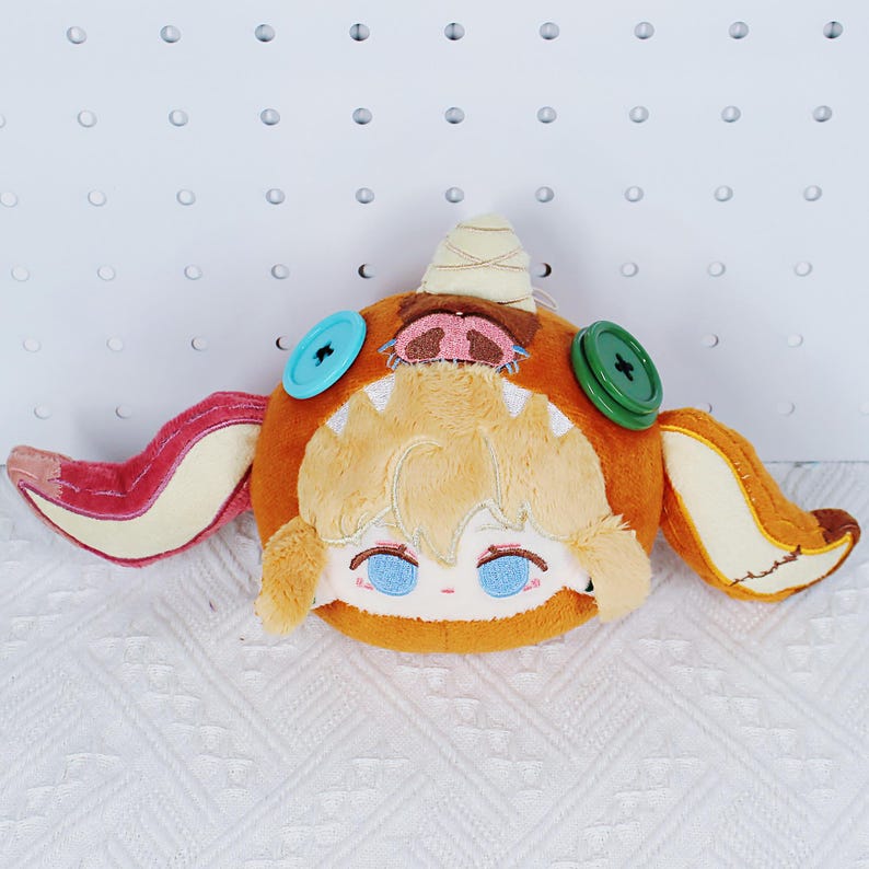 The Legend of Zelda Link Bokoblin Mask Plush 6 Inch Breath of the Wild Fanmade Soft Doll detail image 5