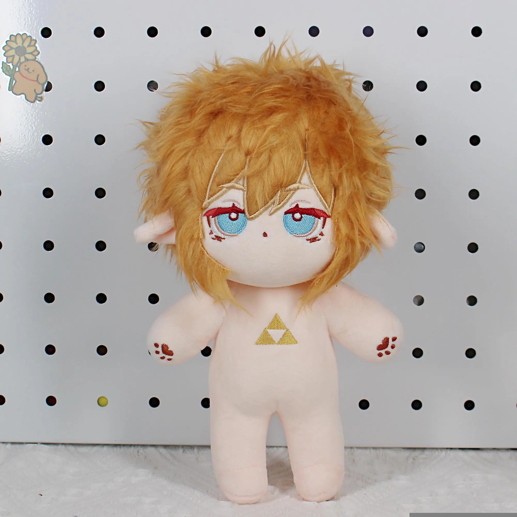 The Legend of Zelda Link & Zelda Plush Doll Set 8 Inch Poseable Chibi Fanmade Hyrule Gift detail image 7