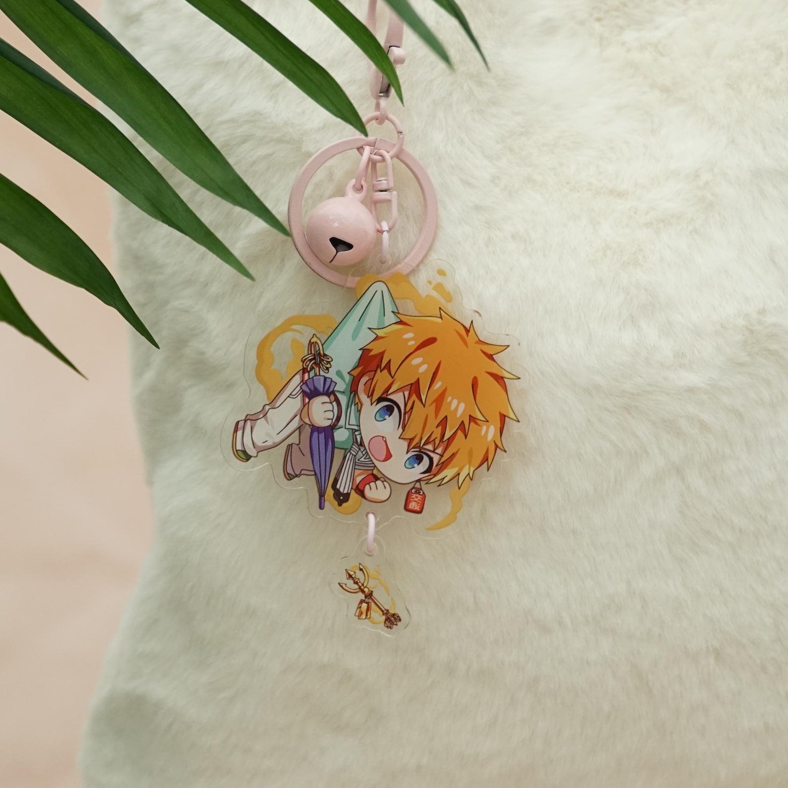 Toilet-Bound Hanako-kun Kawaii Acrylic Keychain Set Nene Hanako Kou Chibi Anime Charms Fanmade Gift detail image 2