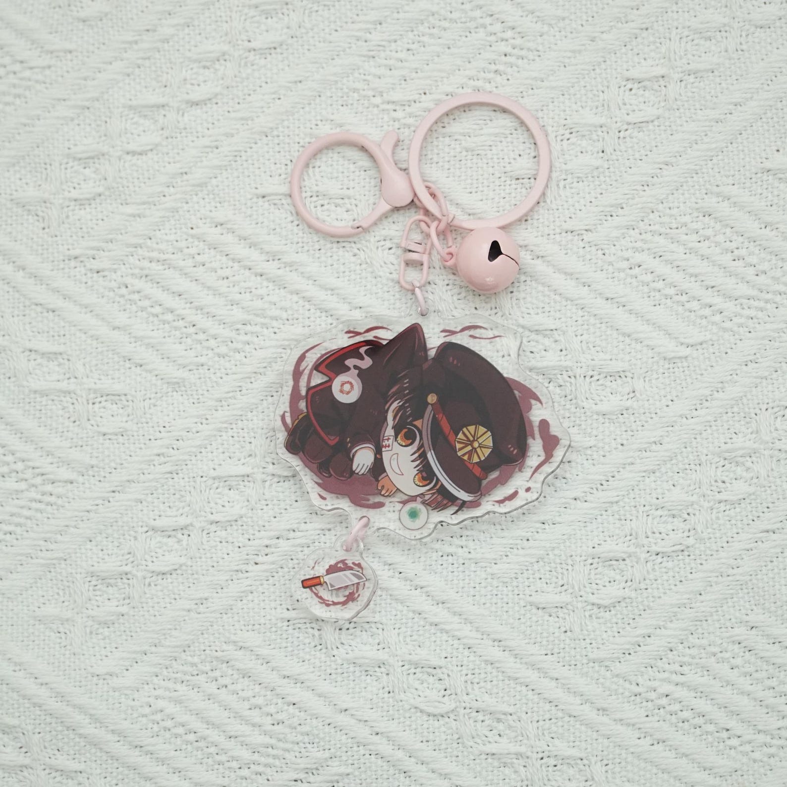 Toilet-Bound Hanako-kun Kawaii Acrylic Keychain Set Nene Hanako Kou Chibi Anime Charms Fanmade Gift detail image 5