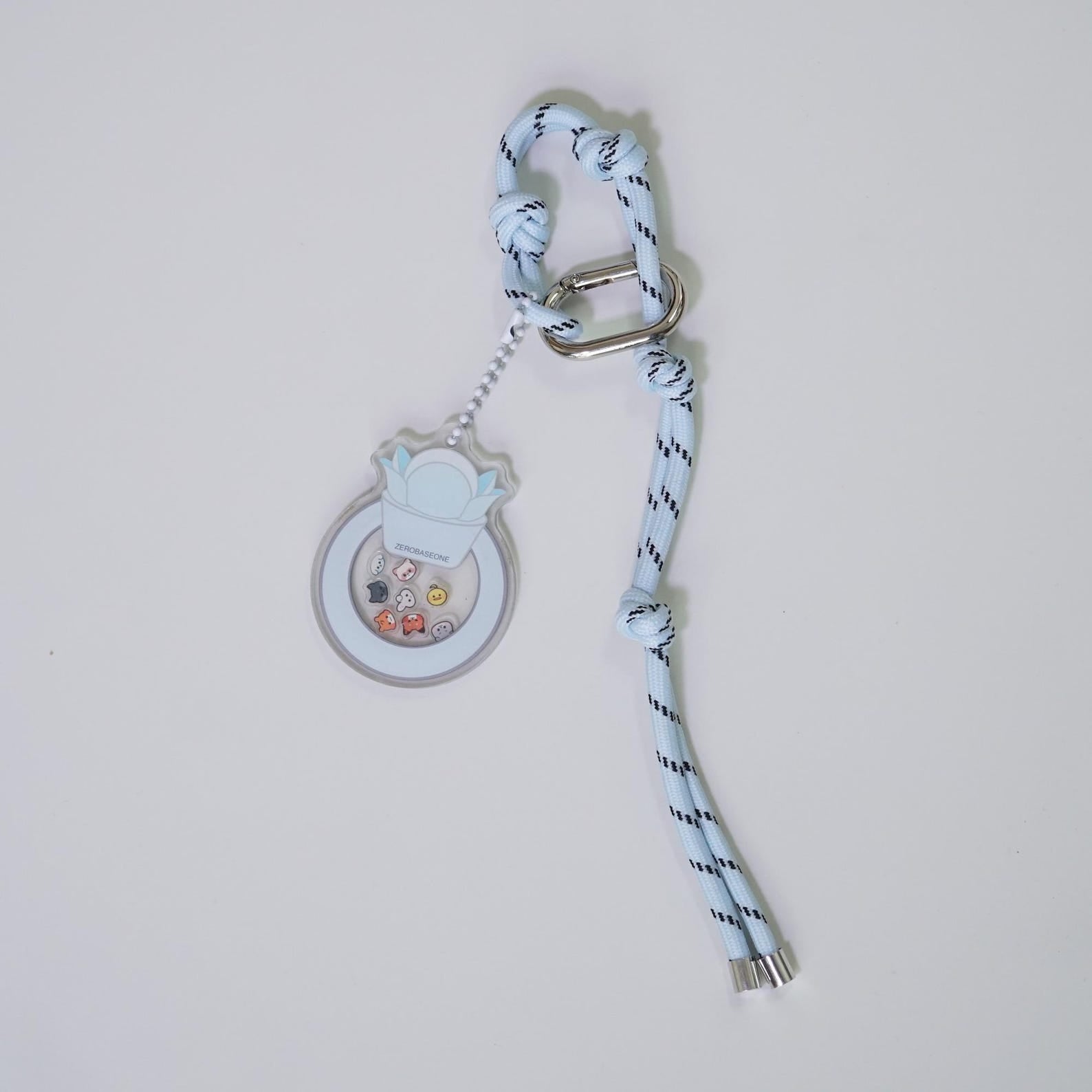 ZEROBASEONE Zeroni Shaker Acrylic Keychain Diamond Moving Charm Kpop Fanmade Bag Accessory Gift ZEROSE Merch detail image 4