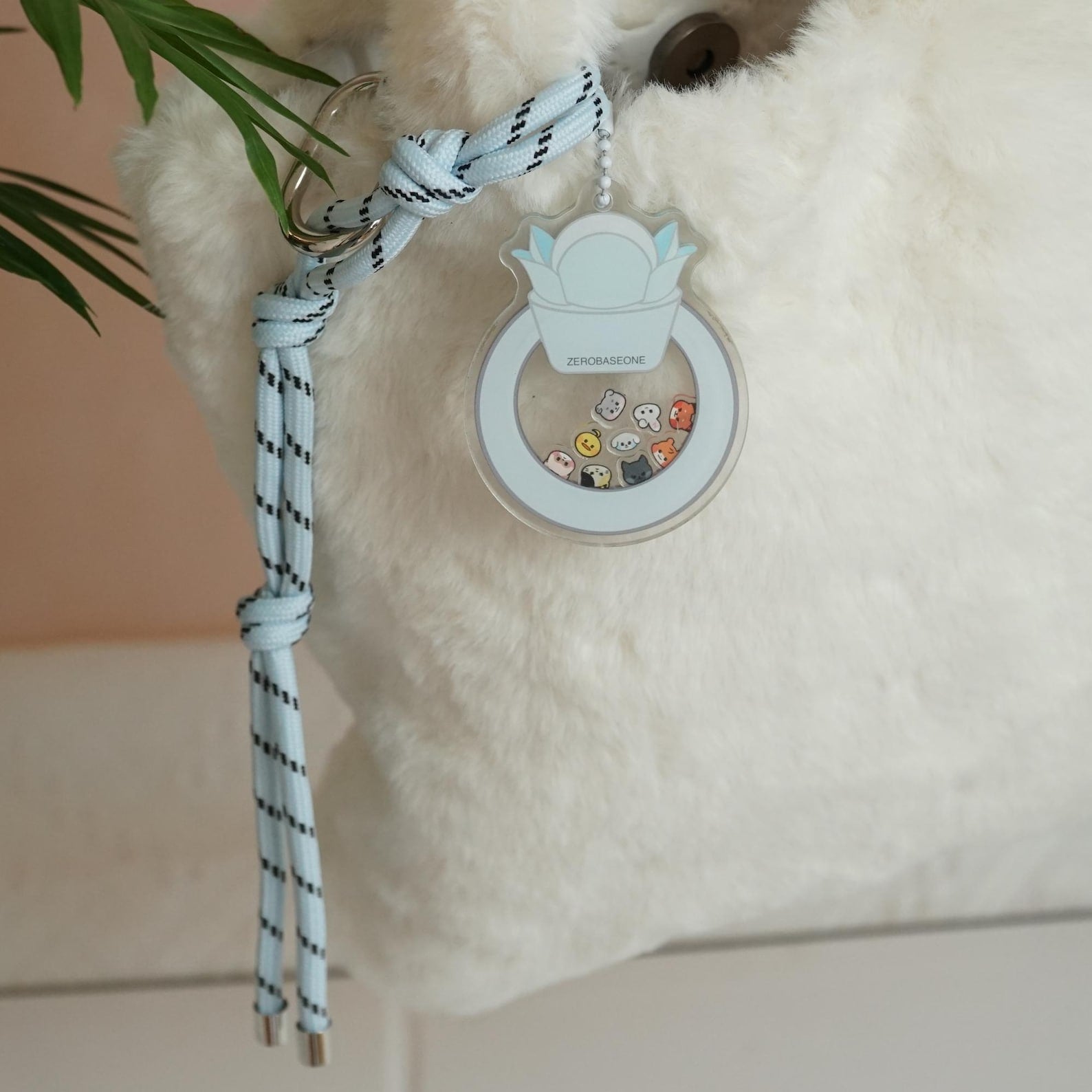 ZEROBASEONE Zeroni Shaker Acrylic Keychain Diamond Moving Charm Kpop Fanmade Bag Accessory Gift ZEROSE Merch
