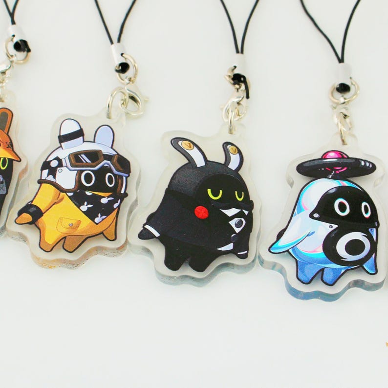 Zenless Zone Zero Bangboo Acrylic Keychain ZZZ Phone Charm Fanmade Bag Accessory Gift detail image 3