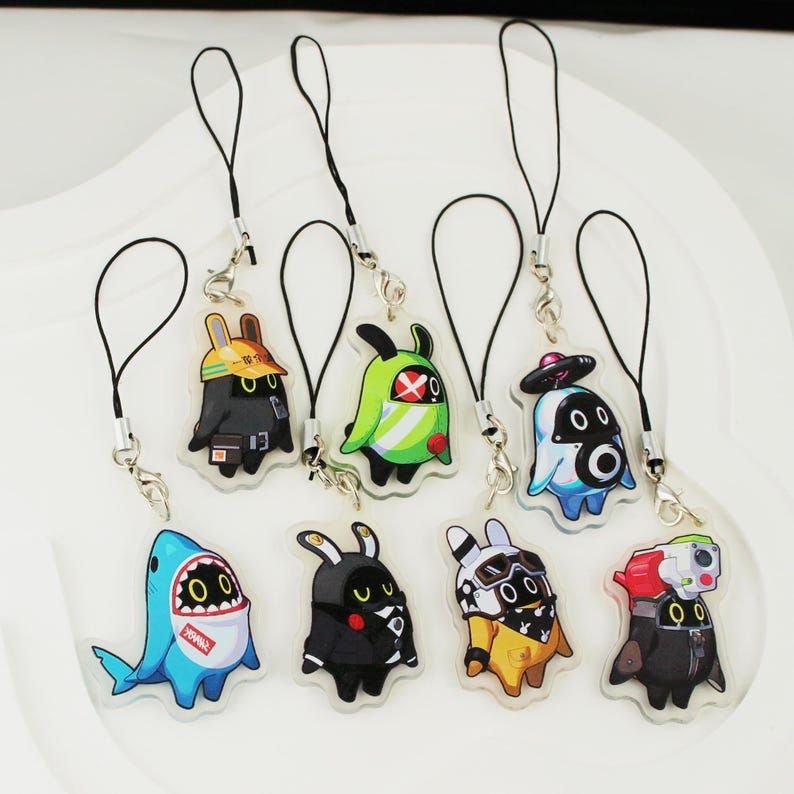 Zenless Zone Zero Bangboo Acrylic Keychain ZZZ Phone Charm Fanmade Bag Accessory Gift detail image 5