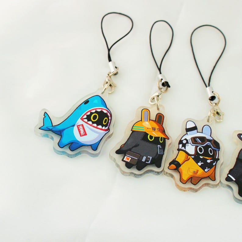 Zenless Zone Zero Bangboo Acrylic Keychain ZZZ Phone Charm Fanmade Bag Accessory Gift detail image 6