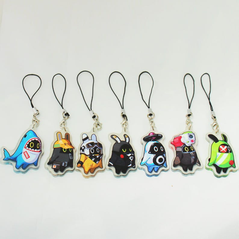 Zenless Zone Zero Bangboo Acrylic Keychain ZZZ Phone Charm Fanmade Bag Accessory Gift