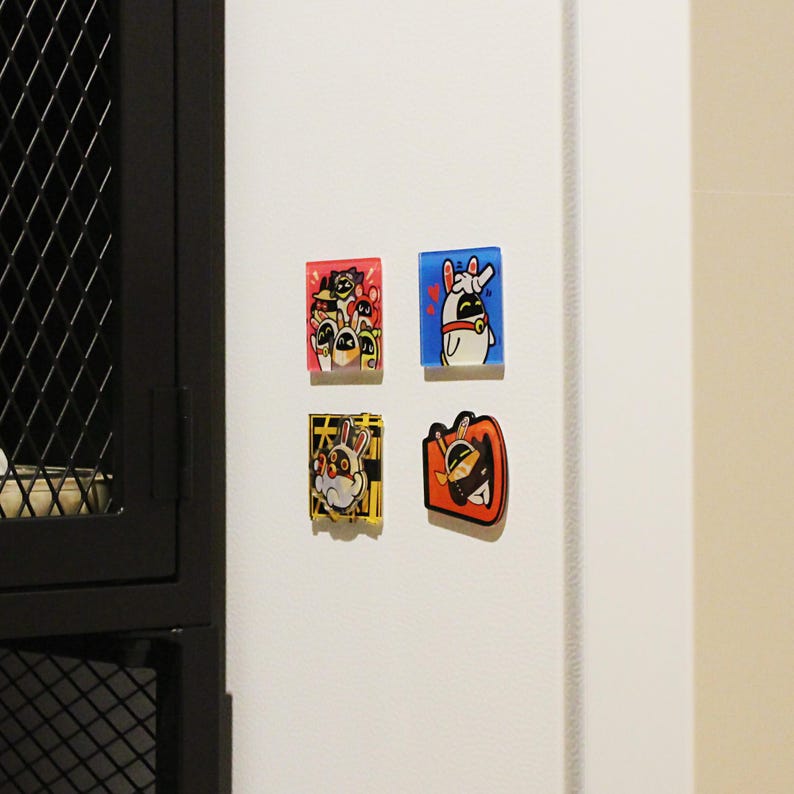 Zenless Zone Zero Bangboo Fridge Magnet Set ZZZ Refrigerator Magnet Fanmade Home Decor Gift detail image 2