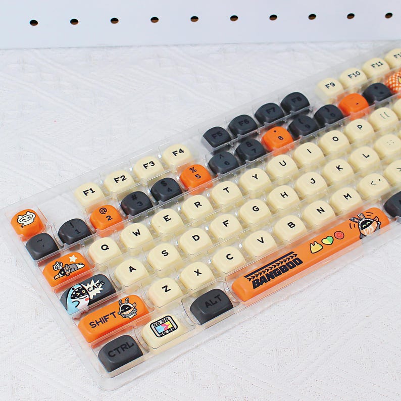Zenless Zone Zero Bangboo Keycap Set 133 Keys Custom Keyboard Caps ZZZ Mechanical Keyboard Fanmade Gift Idea detail image 4