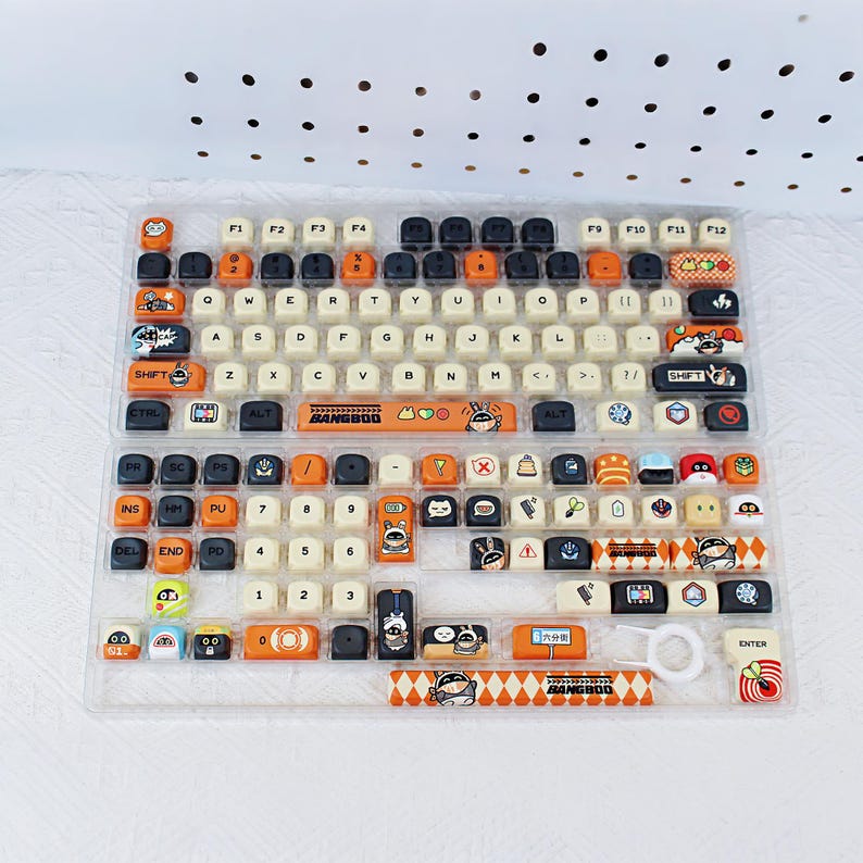 Zenless Zone Zero Bangboo Keycap Set 133 Keys Custom Keyboard Caps ZZZ Mechanical Keyboard Fanmade Gift Idea detail image 5
