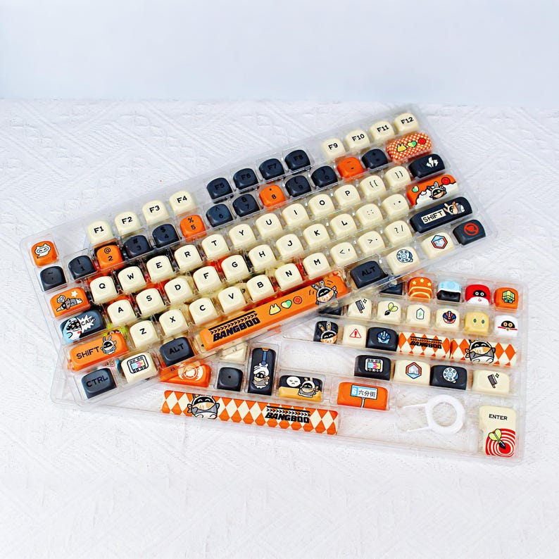 Zenless Zone Zero Bangboo 133-key mechanical keyboard keycap set