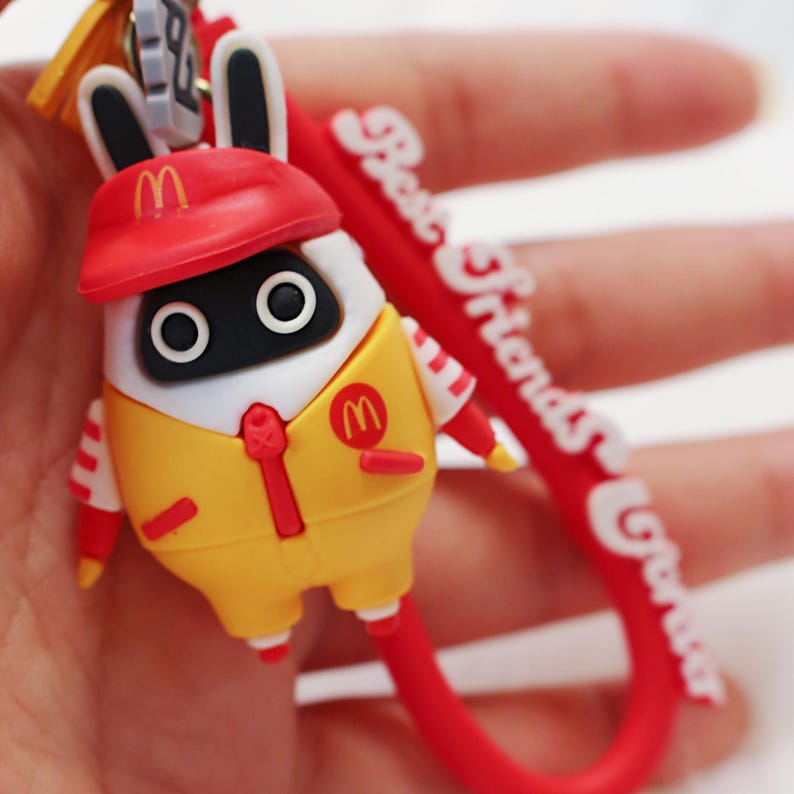 Zenless Zone Zero Bangboo Keychain McJob Resin Charm ZZZ Funny Crossover Bag Accessory Fanmade Gift detail image 2
