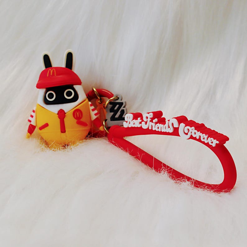 Zenless Zone Zero Bangboo Keychain McJob Resin Charm ZZZ Funny Crossover Bag Accessory Fanmade Gift detail image 3