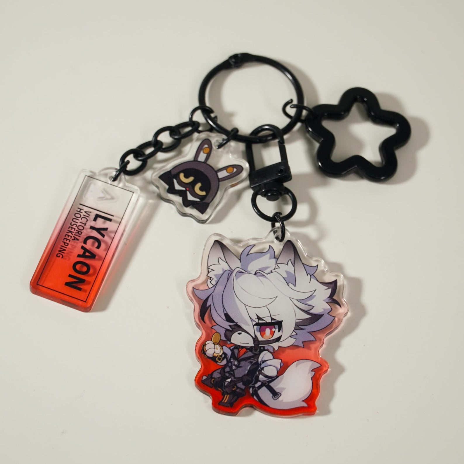 Zenless Zone Zero Ellen Joe & Von Lycaon Keychain Set ZZZ Acrylic Phone Charm Bangboo Fanmade Gift detail image 2